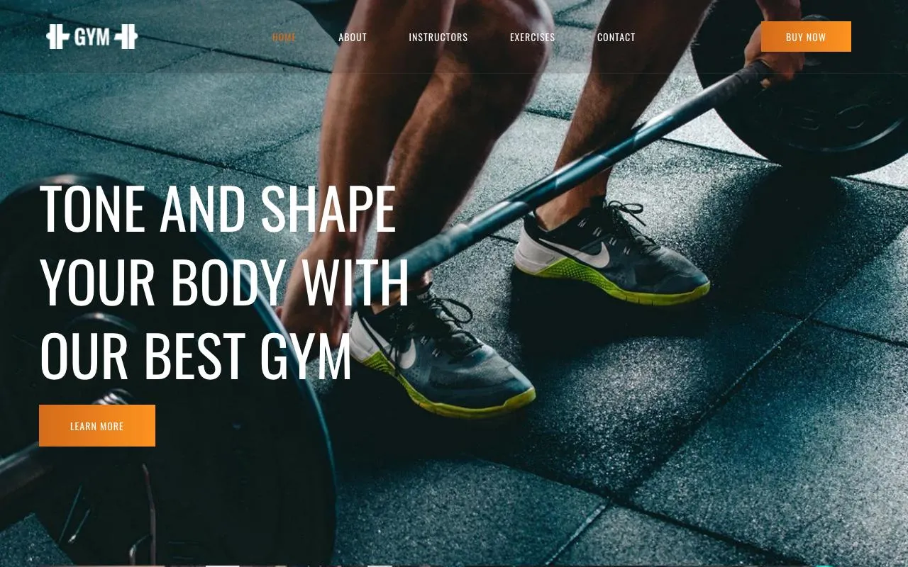Gym & Fitness template