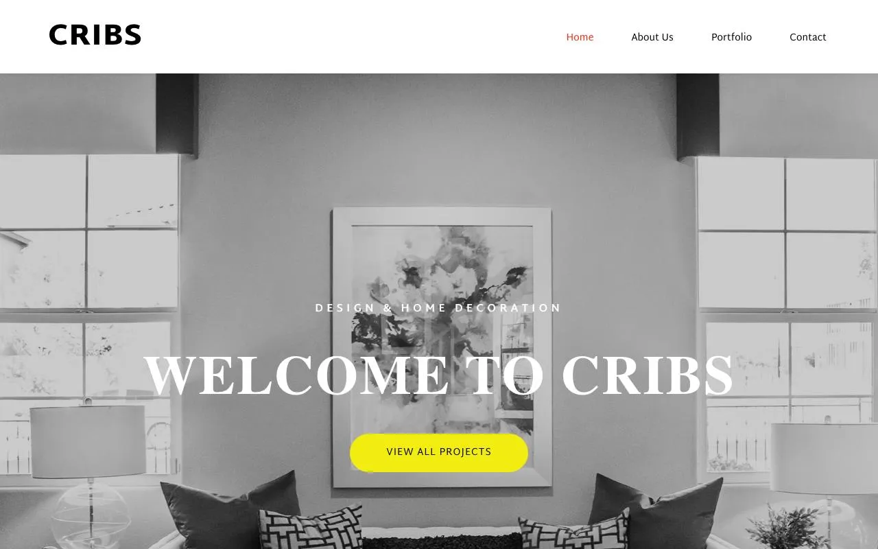 Photographer website template