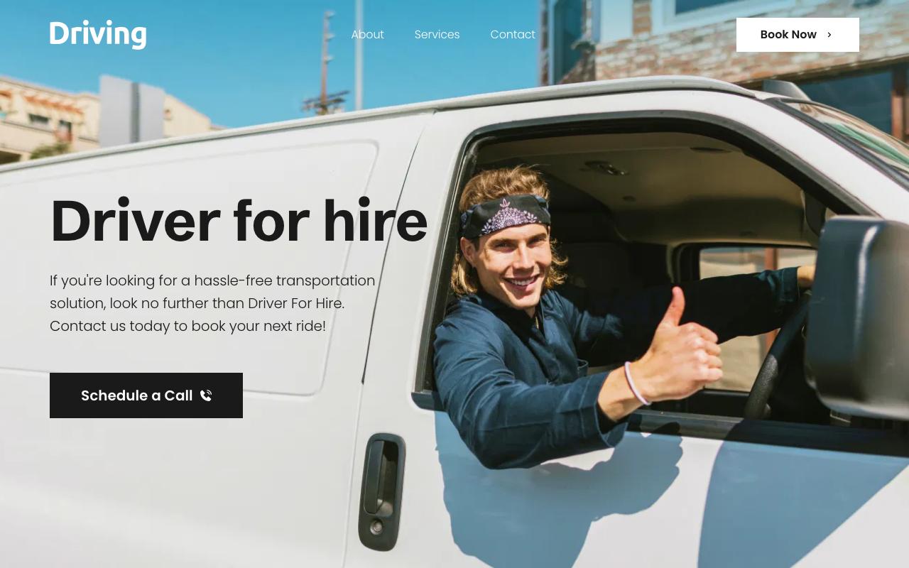 Template Chauffeur privé