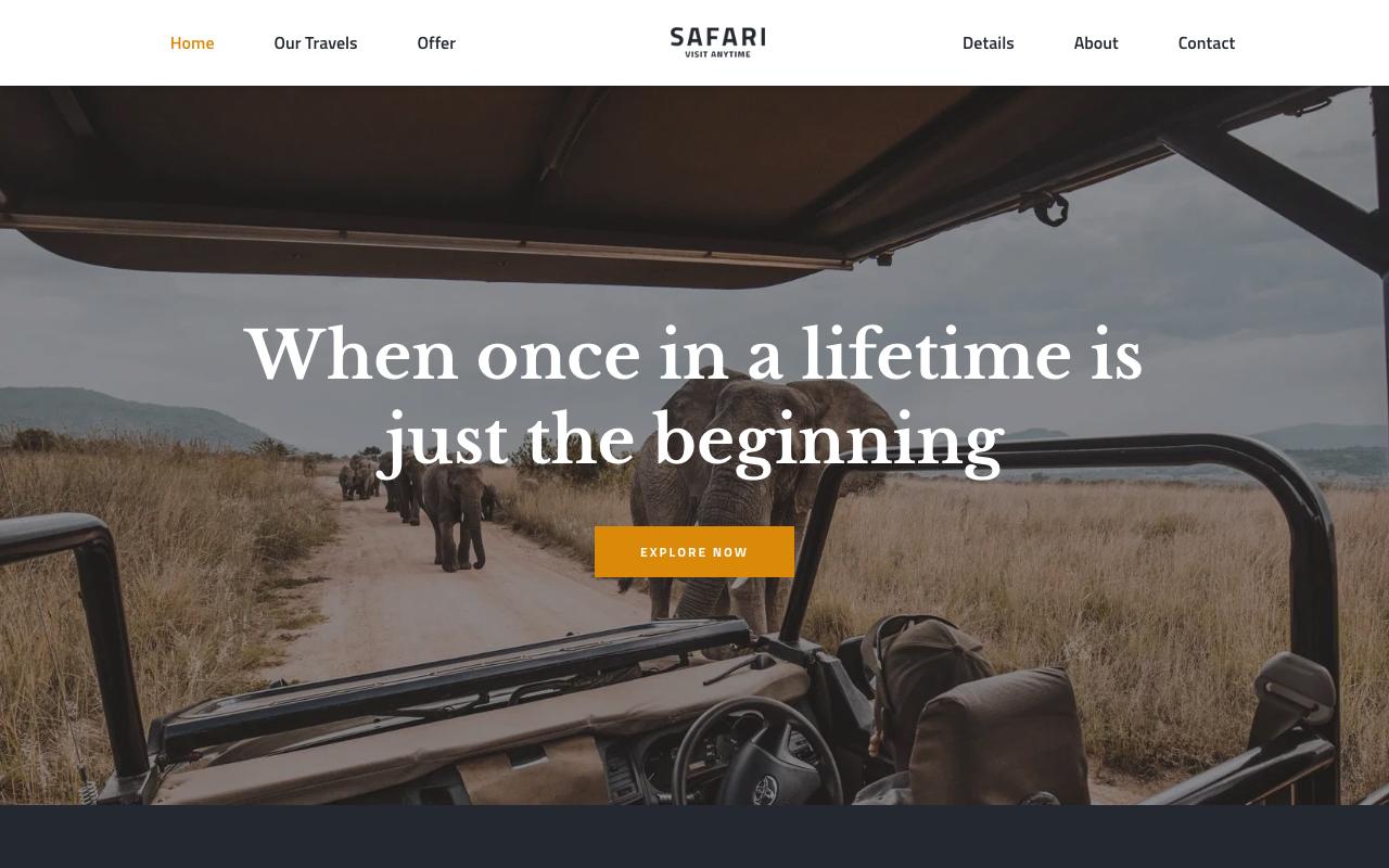 Template Agence de voyage